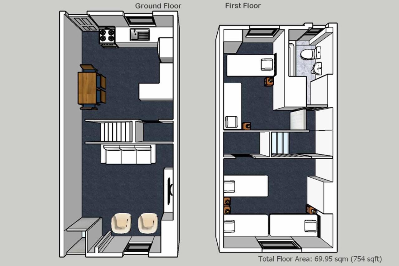 Manchester Work Stays 2Br Home With Parking & Wifi エクステリア 写真