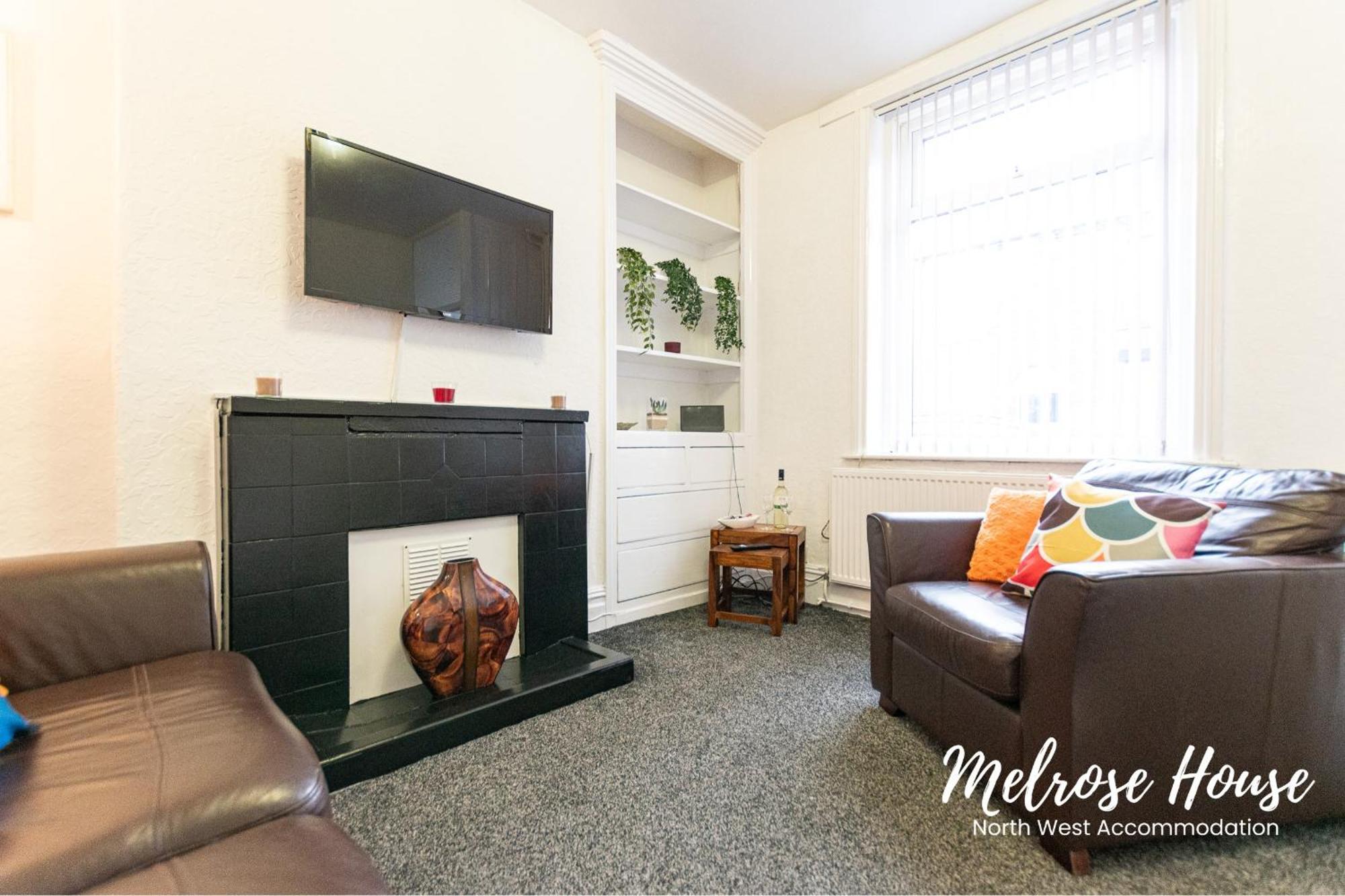 Manchester Work Stays 2Br Home With Parking & Wifi エクステリア 写真